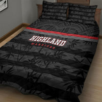 Fiji Naitasiri Rugby Quilt Bed Set Go Highland Warriors LT14 - Polynesian Pride