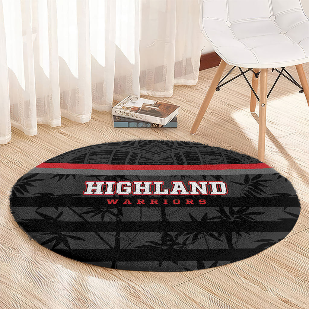 Fiji Naitasiri Rugby Round Carpet Go Highland Warriors LT14 - Polynesian Pride