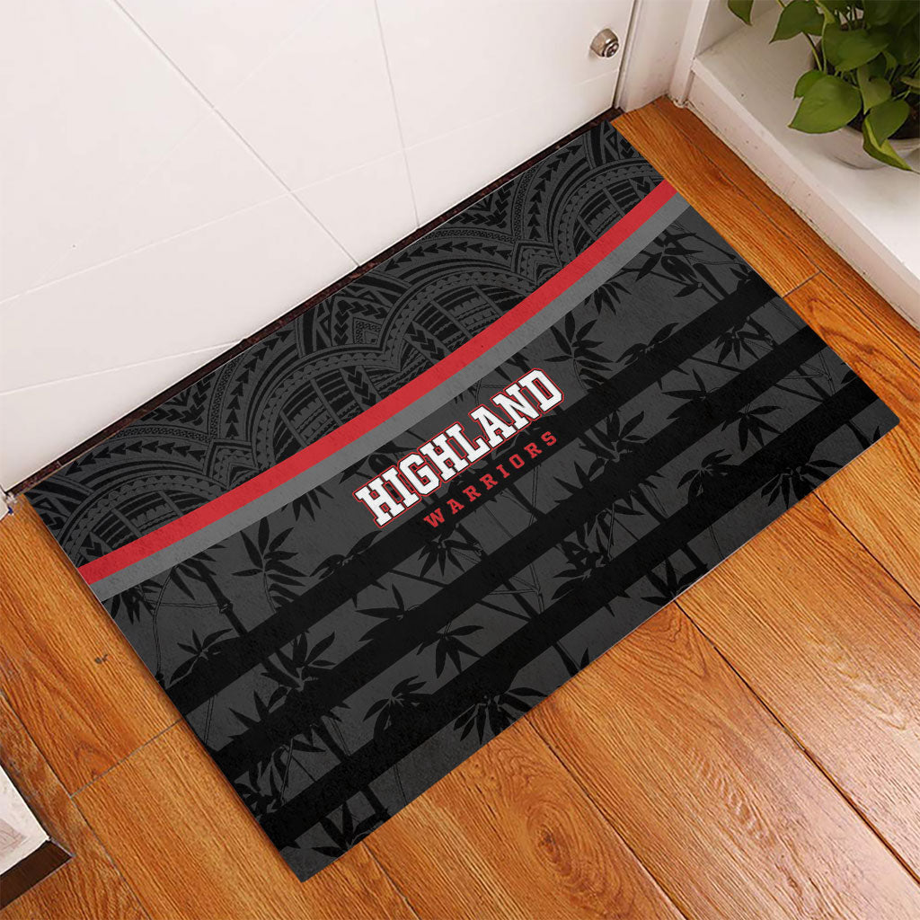 Fiji Naitasiri Rugby Rubber Doormat Go Highland Warriors LT14 - Polynesian Pride
