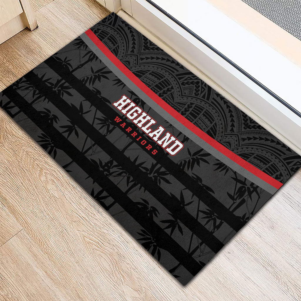 Fiji Naitasiri Rugby Rubber Doormat Go Highland Warriors LT14 - Polynesian Pride