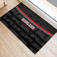 Fiji Naitasiri Rugby Rubber Doormat Go Highland Warriors LT14 - Polynesian Pride