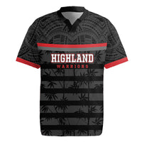 Fiji Naitasiri Rugby Custom Rugby Jersey Go Highland Warriors LT14 Black - Polynesian Pride