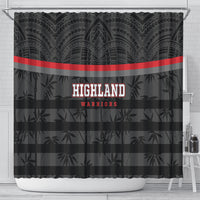 Fiji Naitasiri Rugby Shower Curtain Go Highland Warriors LT14 - Polynesian Pride
