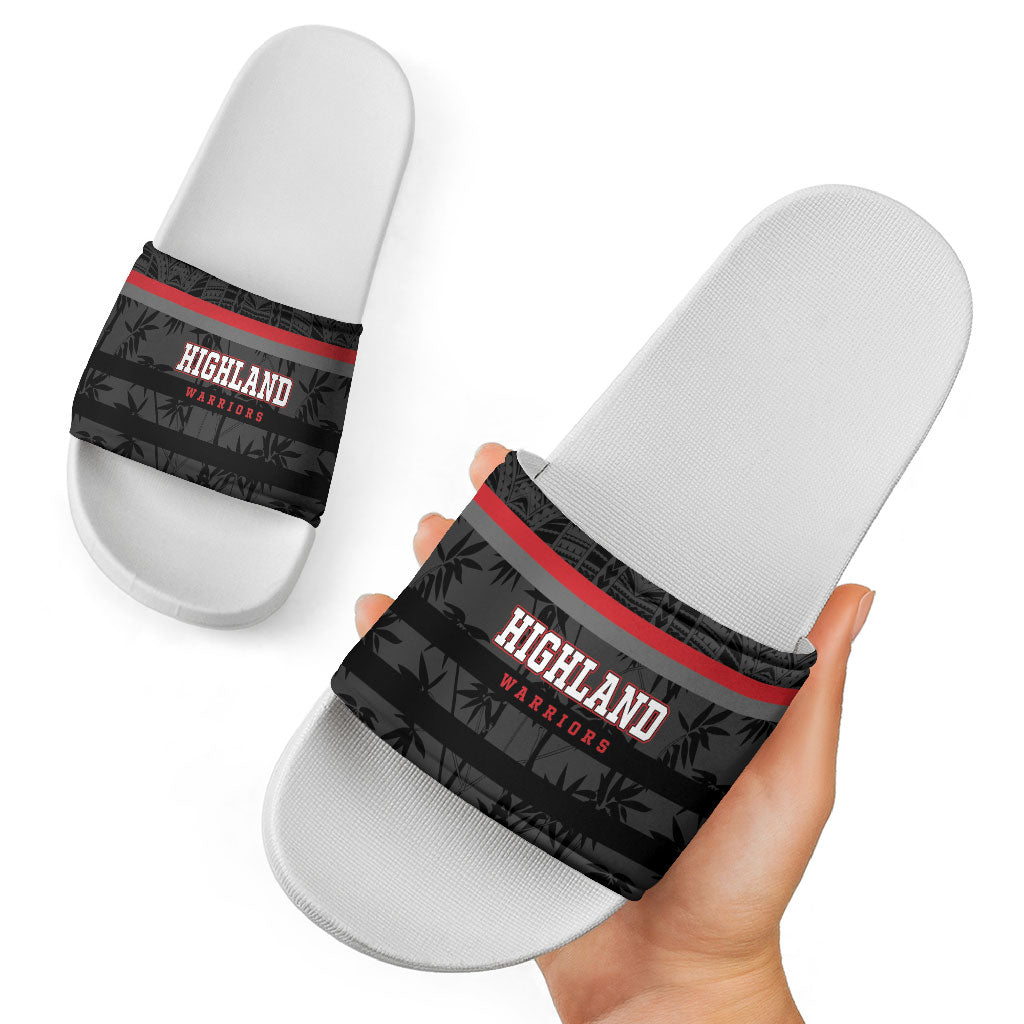 Fiji Naitasiri Rugby Slide Sandals Go Highland Warriors LT14 - Polynesian Pride