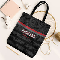Fiji Naitasiri Rugby Tote Bag Go Highland Warriors LT14 Black Strap One Size Black - Polynesian Pride