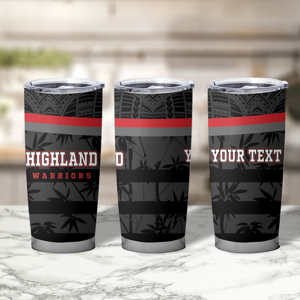 Fiji Naitasiri Rugby Custom Tumbler Cup Go Highland Warriors LT14 - Polynesian Pride