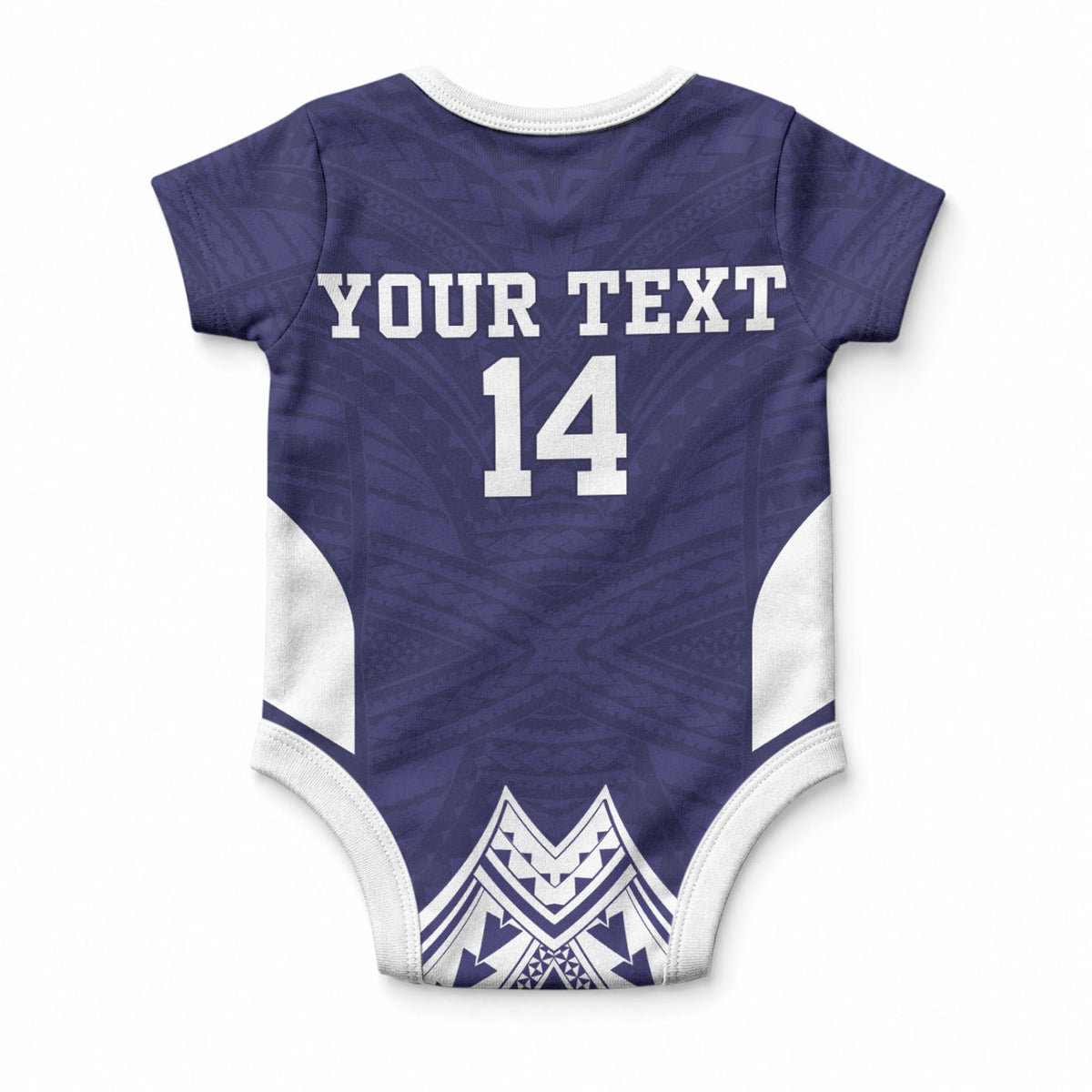 Fiji Nadi Rugby Custom Baby Onesie Kikau O Nadi Ko LT14 - Polynesian Pride