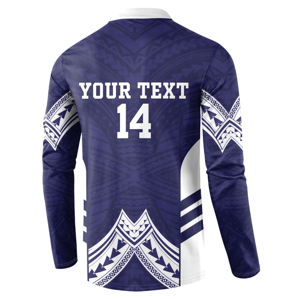 Fiji Nadi Rugby Custom Button Sweatshirt Kikau O Nadi Ko LT14 - Polynesian Pride