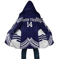 Fiji Nadi Rugby Custom Cloak Kikau O Nadi Ko LT14 Unisex Blue - Polynesian Pride
