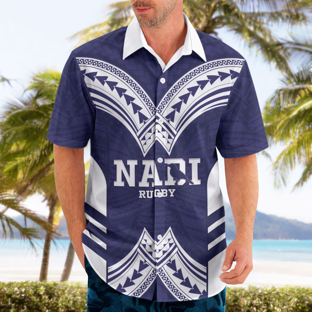 Fiji Nadi Rugby Custom Hawaiian Shirt Kikau O Nadi Ko LT14 - Polynesian Pride