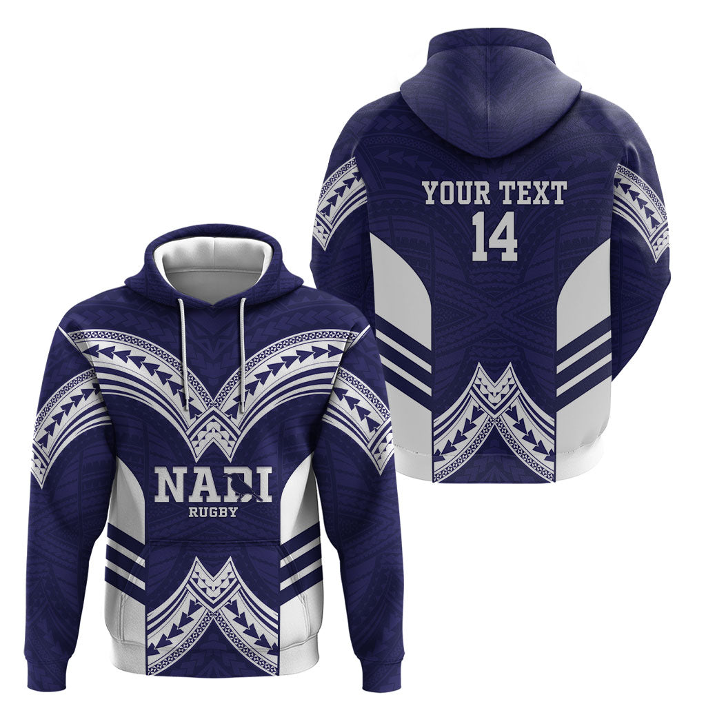 Fiji Nadi Rugby Custom Hoodie Kikau O Nadi Ko LT14 - Polynesian Pride