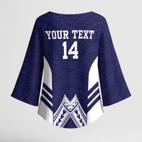 Fiji Nadi Rugby Custom Kimono Sleeve Blouse Kikau O Nadi Ko LT14 - Polynesian Pride