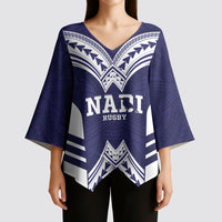 Fiji Nadi Rugby Custom Kimono Sleeve Blouse Kikau O Nadi Ko LT14 - Polynesian Pride