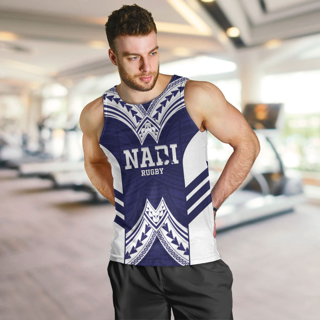Fiji Nadi Rugby Custom Men Tank Top Kikau O Nadi Ko