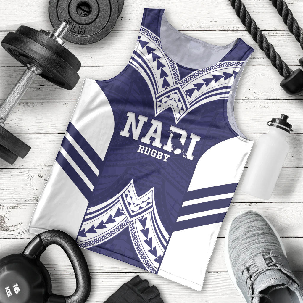 Fiji Nadi Rugby Custom Men Tank Top Kikau O Nadi Ko