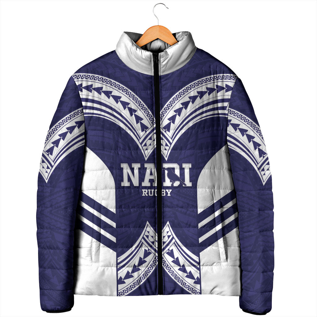 Fiji Nadi Rugby Custom Padded Jacket Kikau O Nadi Ko LT14 - Polynesian Pride