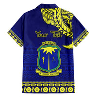 Personalised Fiji Natabua High School Family Matching Tank Maxi Dress and Hawaiian Shirt Fijian Tapa Pattern LT14 - Polynesian Pride