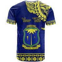 Personalised Fiji Natabua High School T Shirt Fijian Tapa Pattern LT14 - Polynesian Pride