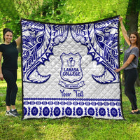 Personalised Fiji Labasa College Quilt Fijian Tapa Pattern LT14 - Polynesian Pride
