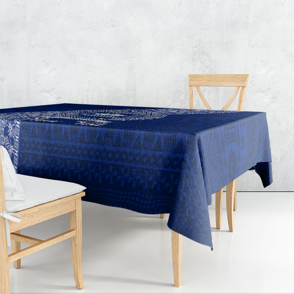 Personalised Fiji Queen Victoria School Tablecloth Fijian Tapa Pattern LT14 - Polynesian Pride