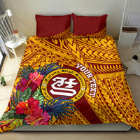 Personalised Tafuna High School Bedding Set American Samoa Schools Polynesian Tropical Flowers LT14 - Polynesian Pride