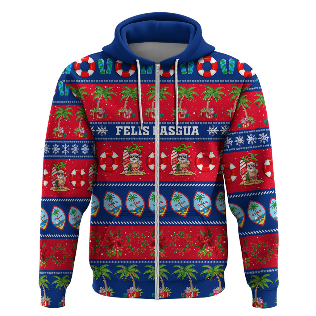 Personalised Guam Christmas Hoodie Felis Pasgua LT14 - Polynesian Pride