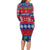 Personalised Guam Christmas Long Sleeve Bodycon Dress Felis Pasgua LT14 - Polynesian Pride