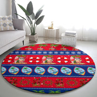 Guam Christmas Round Carpet Felis Pasgua LT14 - Polynesian Pride