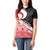 Toitu Te Tiriti Me Te Whakaputanga Women Polo Shirt Maori Wahaika With Haka Face