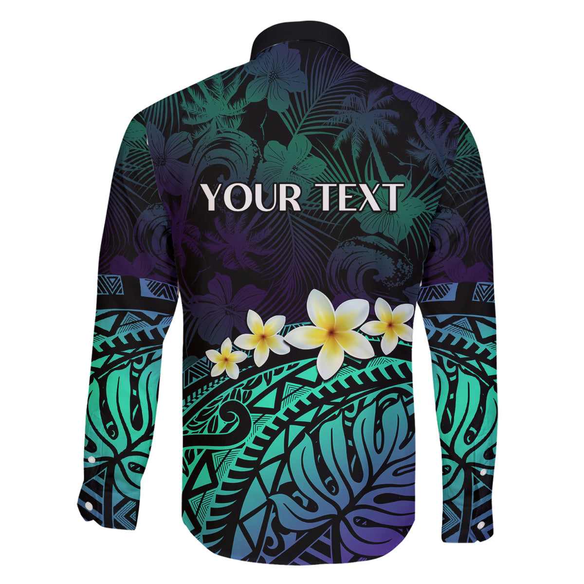 Personalised Pasifika Festival Auckland Family Matching Off Shoulder Long Sleeve Dress and Hawaiian Shirt 2024 Pacific Islands Polynesian Pattern LT14 - Polynesian Pride