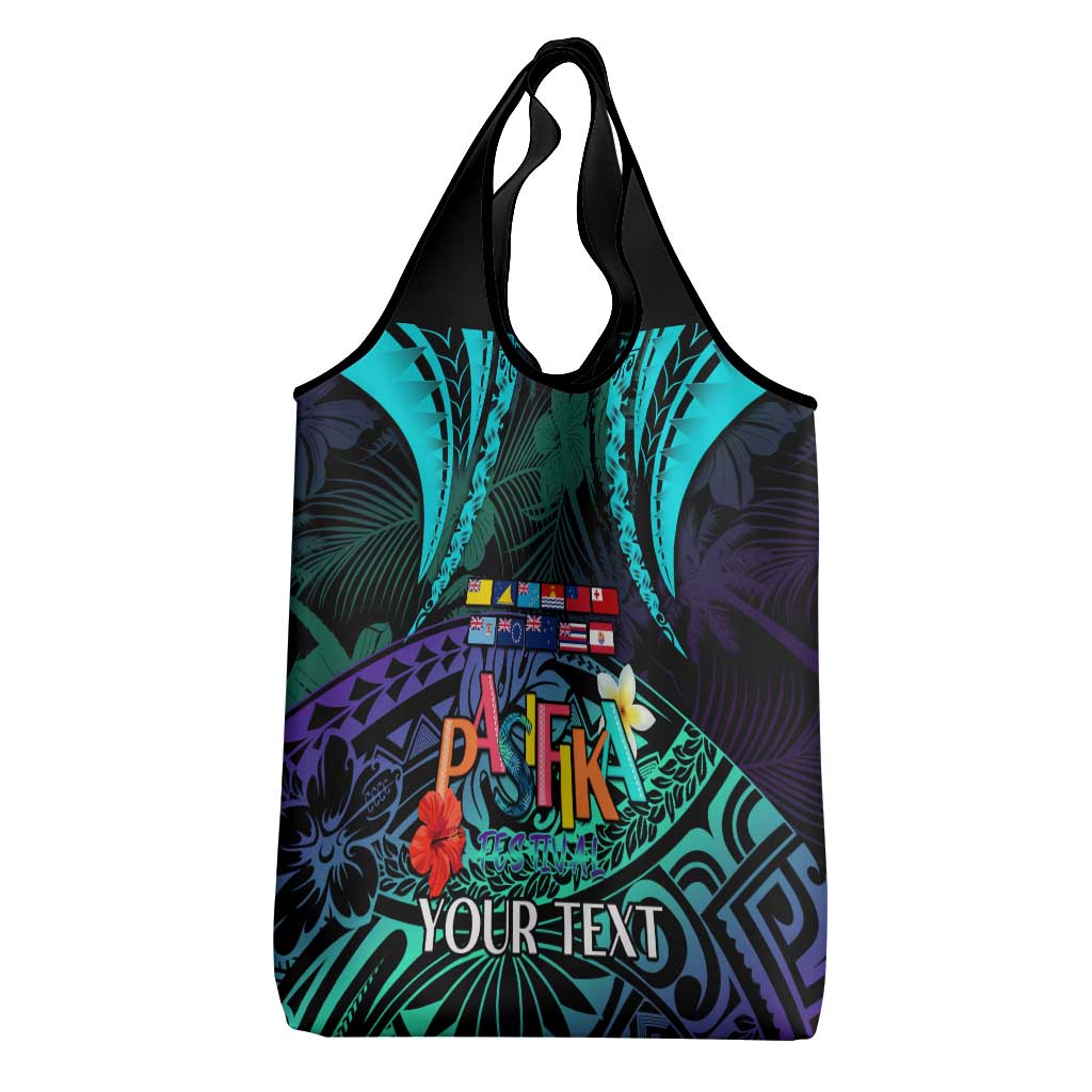 Personalised Pasifika Festival Auckland Grocery Bag Pacific Islands Polynesian Pattern
