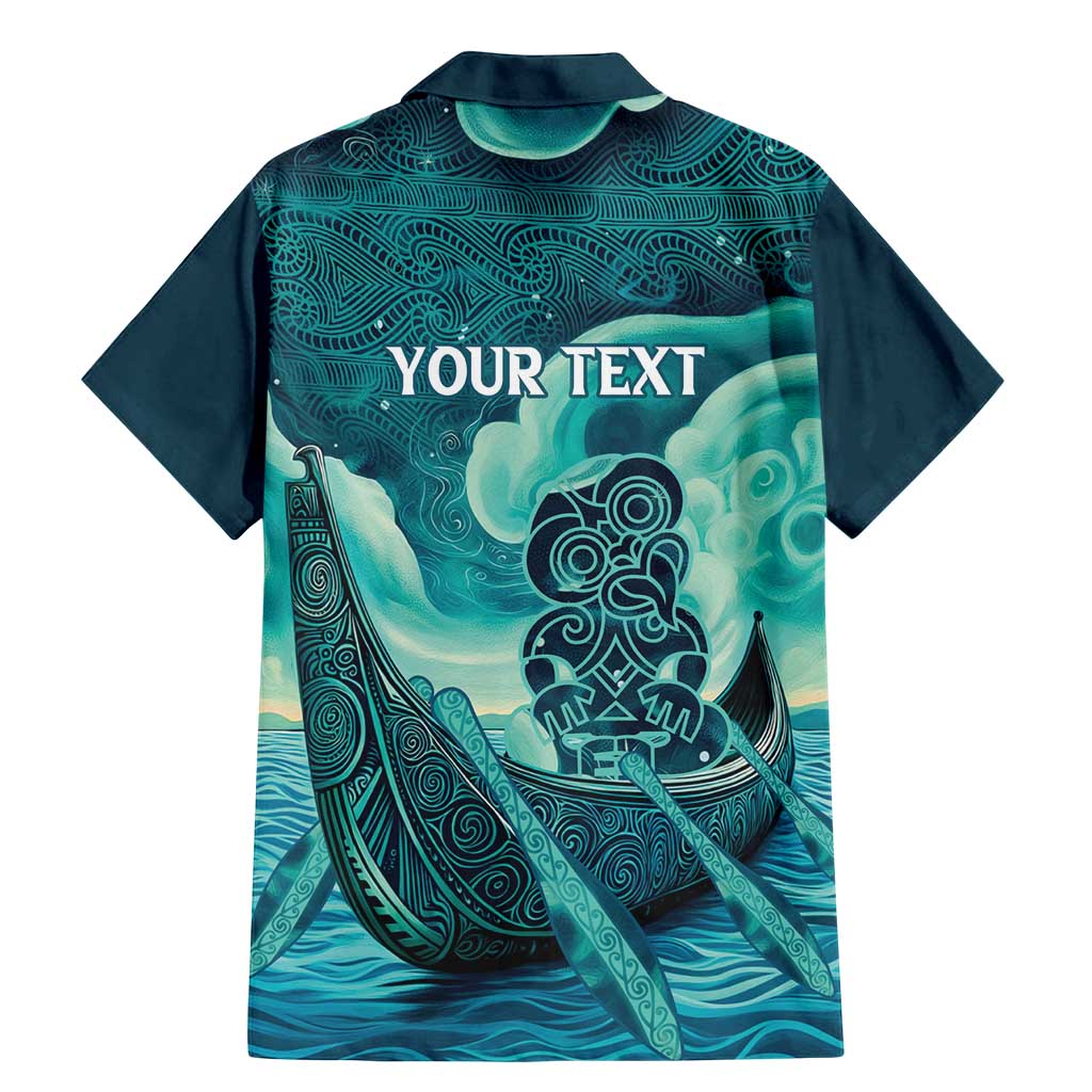 Personalised New Zealand Waitangi Day Family Matching Mermaid Dress and Hawaiian Shirt Hei Tiki With Maori Waka - Whakarare Pattern LT14 - Polynesian Pride