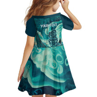 Personalised New Zealand Waitangi Day Family Matching Summer Maxi Dress and Hawaiian Shirt Hei Tiki With Maori Waka - Whakarare Pattern LT14 - Polynesian Pride