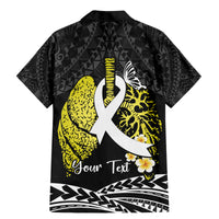 Personalised Polynesia World Lung Cancer Day Family Matching Mermaid Dress and Hawaiian Shirt Faith Hope Love LT14 - Polynesian Pride