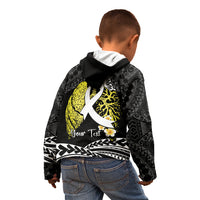 Personalised Polynesia World Lung Cancer Day Kid Hoodie Faith Hope Love LT14 - Polynesian Pride