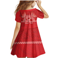Personalised In September We Wear Red Family Matching Mermaid Dress and Hawaiian Shirt Polynesia Blood Cancer Awareness LT14 - Polynesian Pride