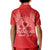 Personalised In September We Wear Red Kid Polo Shirt Polynesia Blood Cancer Awareness