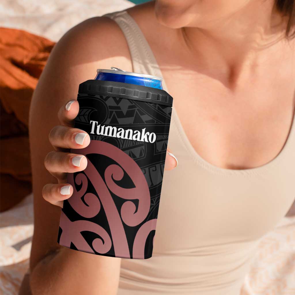 New Zealand Mangopare Tamanako 4 in 1 Can Cooler Tumbler Aotearoa Maori LT14 - Polynesian Pride