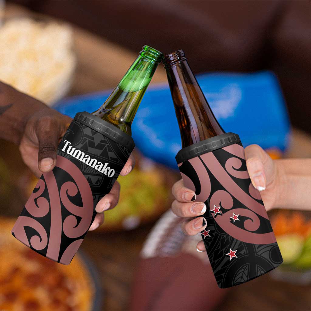 New Zealand Mangopare Tamanako 4 in 1 Can Cooler Tumbler Aotearoa Maori LT14 - Polynesian Pride