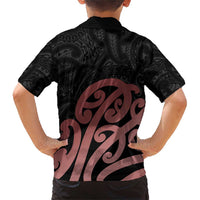 New Zealand Mangopare Tamanako Family Matching Short Sleeve Bodycon Dress and Hawaiian Shirt Aotearoa Maori LT14 - Polynesian Pride