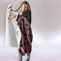 New Zealand Mangopare Tamanako Hooded Blanket Aotearoa Maori