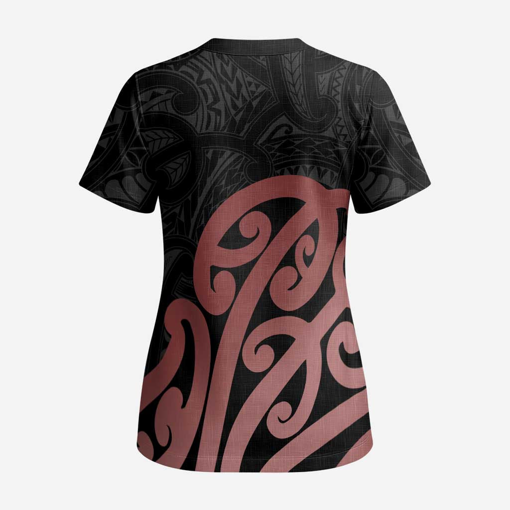 New Zealand Mangopare Tamanako Scrub Top Aotearoa Maori - Polynesian Pride