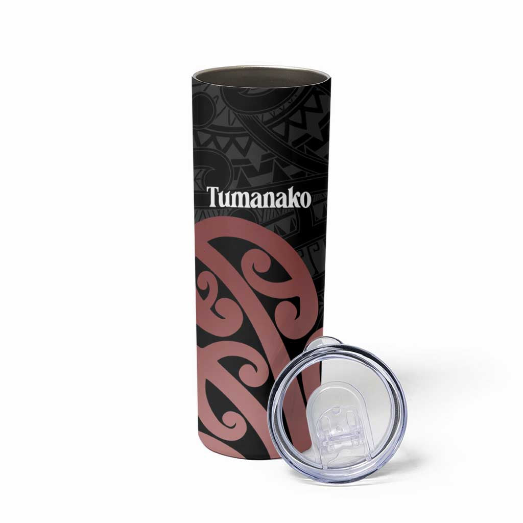 New Zealand Mangopare Tamanako Skinny Tumbler Aotearoa Maori LT14 - Polynesian Pride
