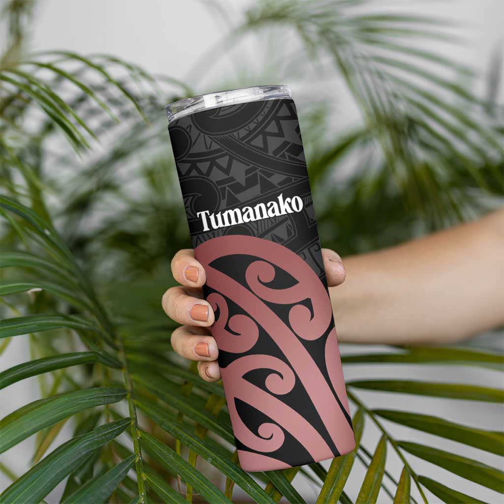 New Zealand Mangopare Tamanako Skinny Tumbler Aotearoa Maori LT14 - Polynesian Pride