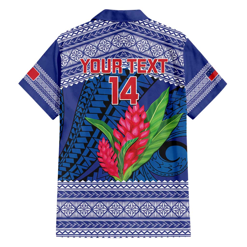 Custom Samoa Rugby Family Matching Long Sleeve Bodycon Dress and Hawaiian Shirt 2024 Go Champions Samoan Gingers LT14 - Polynesian Pride