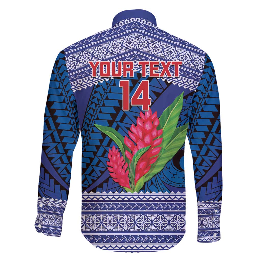 Custom Samoa Rugby Family Matching Long Sleeve Bodycon Dress and Hawaiian Shirt 2024 Go Champions Samoan Gingers LT14 - Polynesian Pride