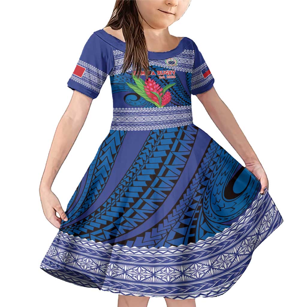 Custom Samoa Rugby Family Matching Mermaid Dress and Hawaiian Shirt 2024 Go Champions Samoan Gingers