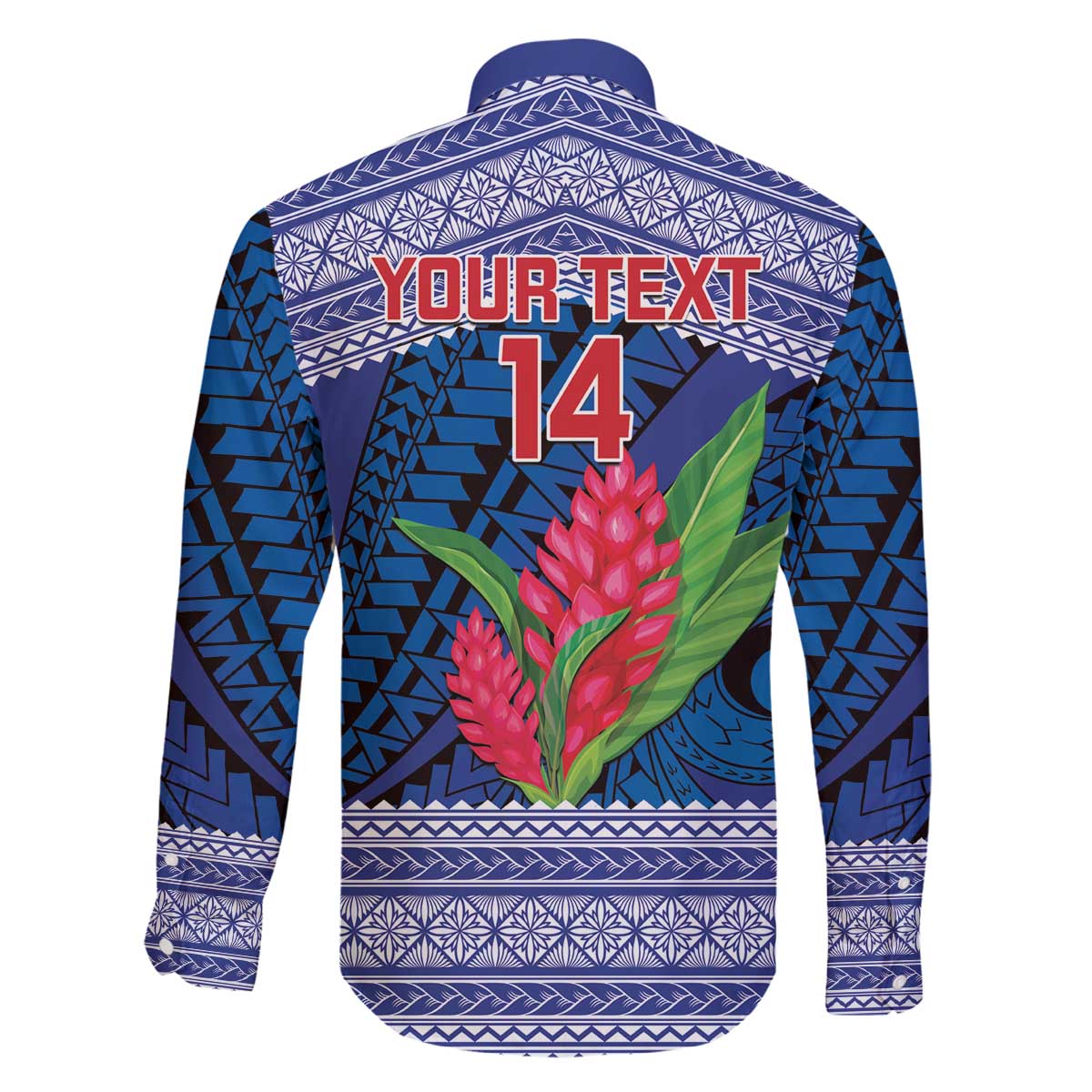 Custom Samoa Rugby Family Matching Off The Shoulder Long Sleeve Dress and Hawaiian Shirt 2024 Go Champions Samoan Gingers LT14 - Polynesian Pride