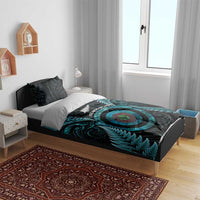 New Zealand Archery Bedding Set Aotearoa Silver Fern Maori - Polynesian Pride