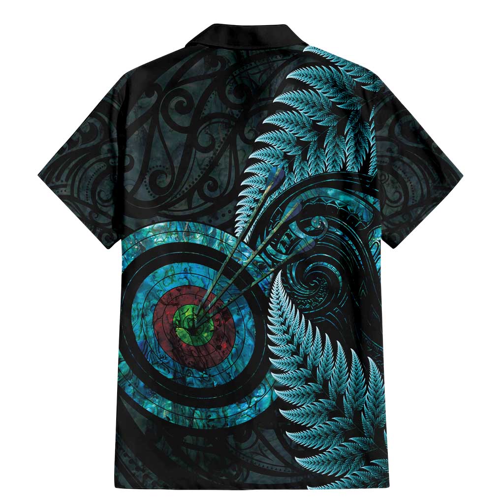 New Zealand Archery Family Matching Mermaid Dress and Hawaiian Shirt Aotearoa Silver Fern Maori LT14 - Polynesian Pride